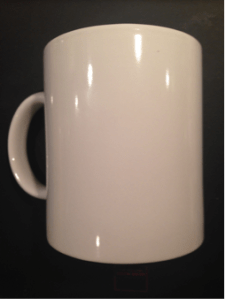 white mug